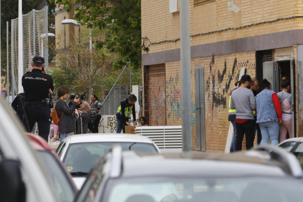 Operación policial en Burjassot