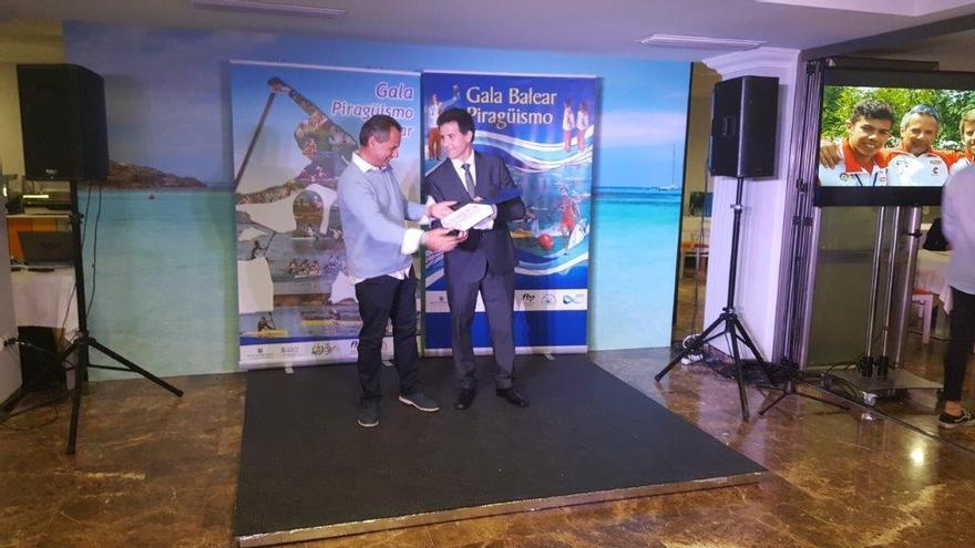 La Gala de la Federación Balear de Piragüismo premia a Marcus Walz y a Sete Benavides