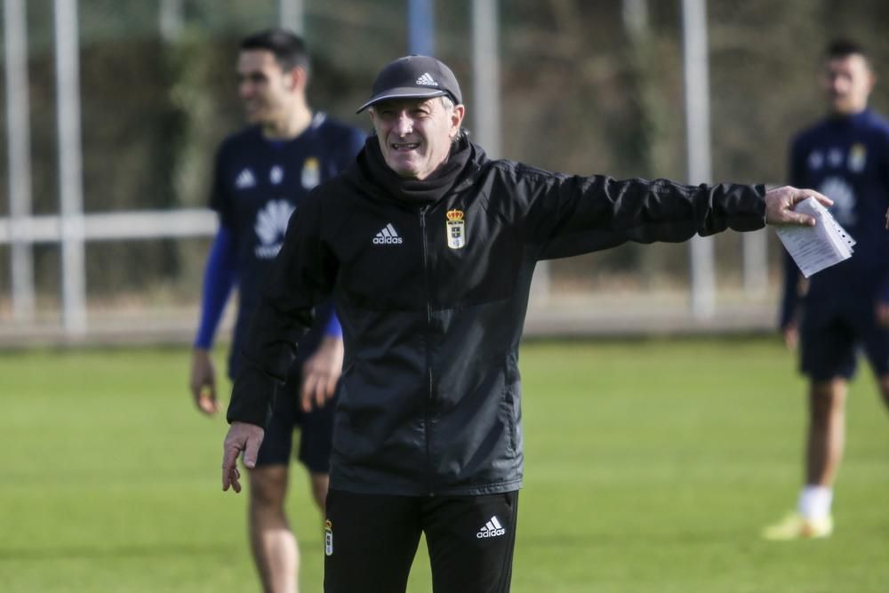 Primer entrenamiento del Real Oviedo del 2018