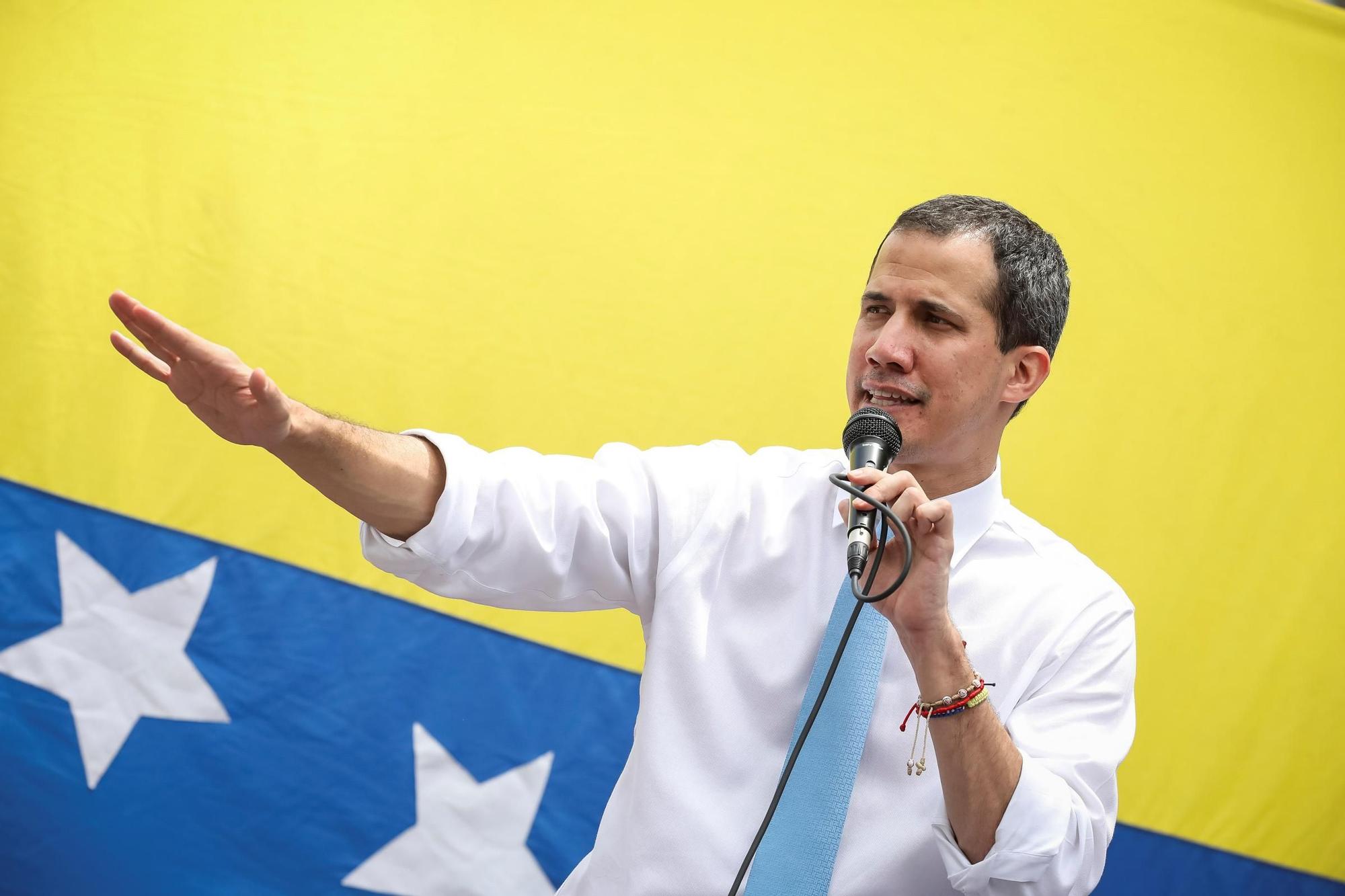 El líder de la oposición venezolana, Juan Guaidó