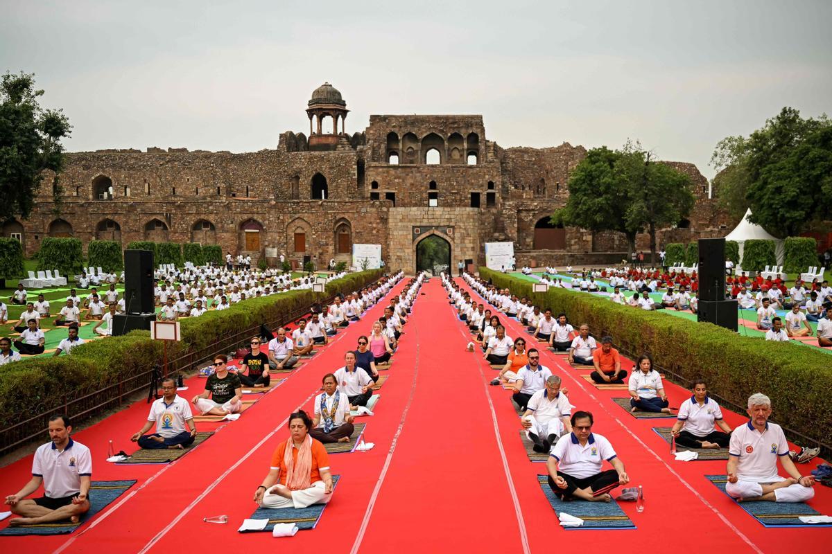 Día Internacional del Yoga en la India