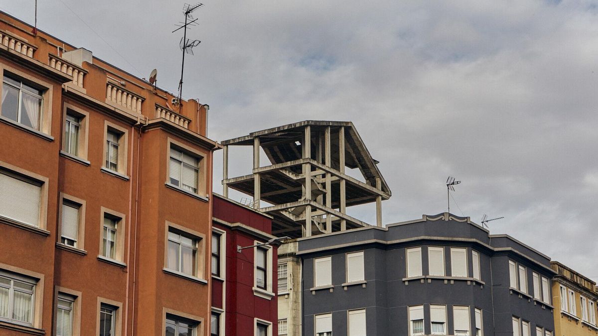 Imagen de archivo de una promoción en construcción en A Coruña