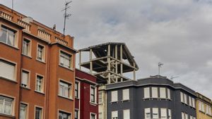 Imagen de archivo de una promoción en construcción en A Coruña