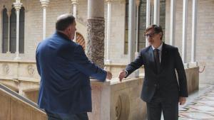 Les vies del Govern i ERC per superar l’escull de l’IRPF per als pressupostos: de l’esmena al compromís de Sánchez