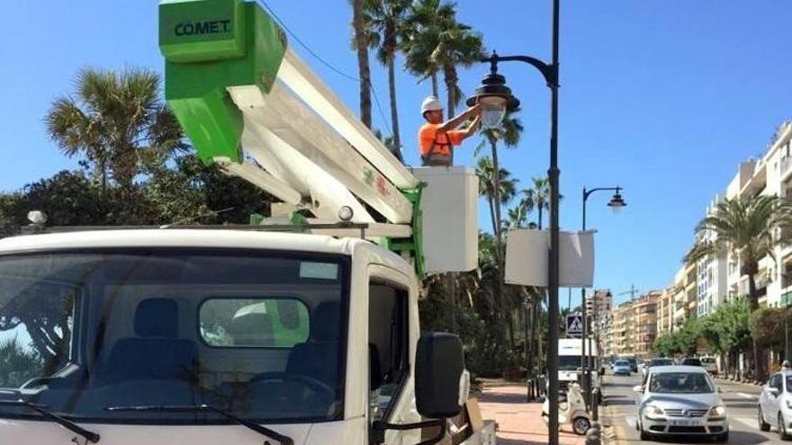 Trabajos de mejora en Estepona.