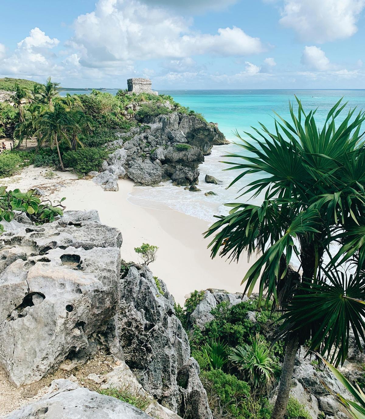 Tulum, en México, ofrece una combinación espectacular de arqueología y paisaje