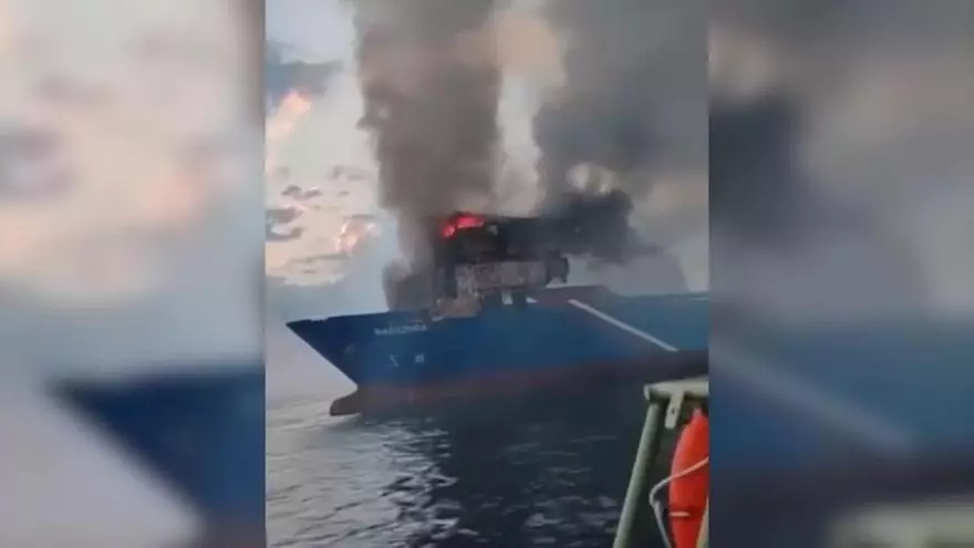 Un dron alcanza un buque cerca de un puerto ruso y deja tres tripulantes en estado crítico
