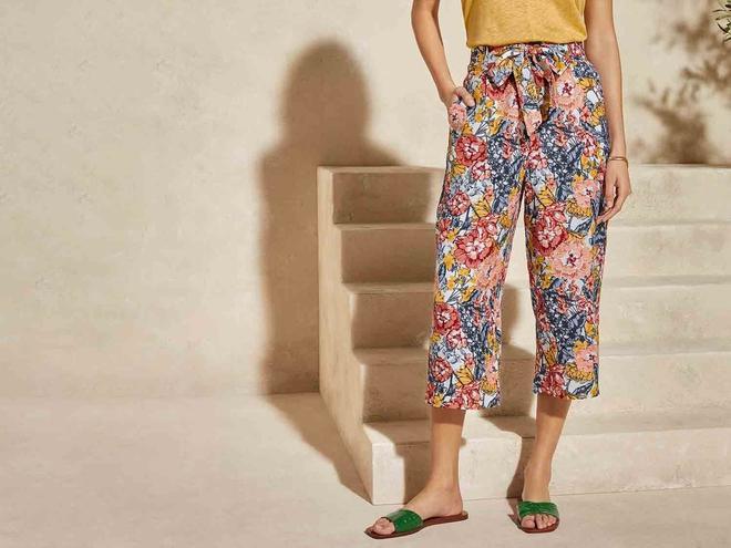 Pantalón culotte de lino verano tendencia