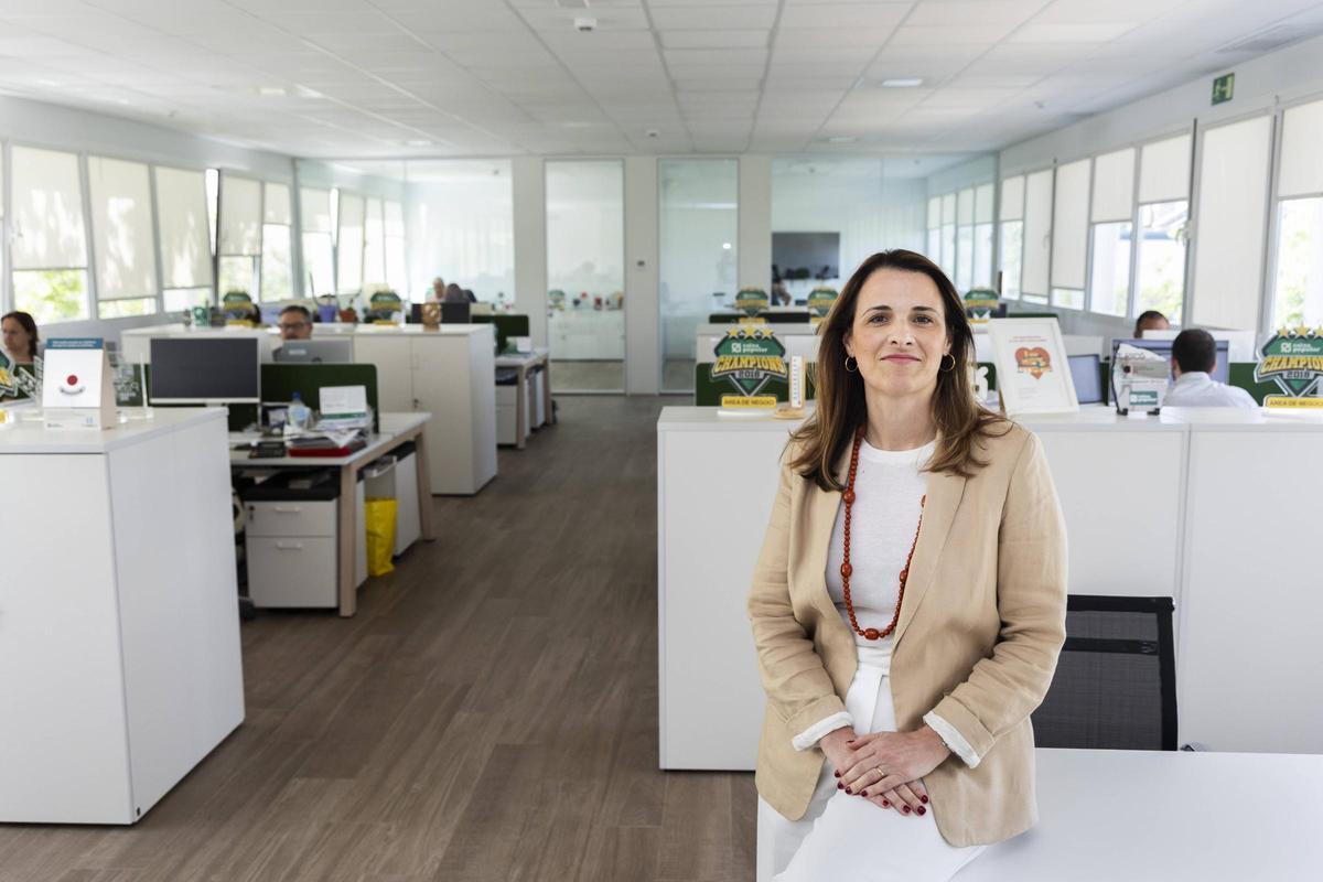 Alicia Soler, el martes, en la sede de Caixa Popular en el Parc Tecnológic