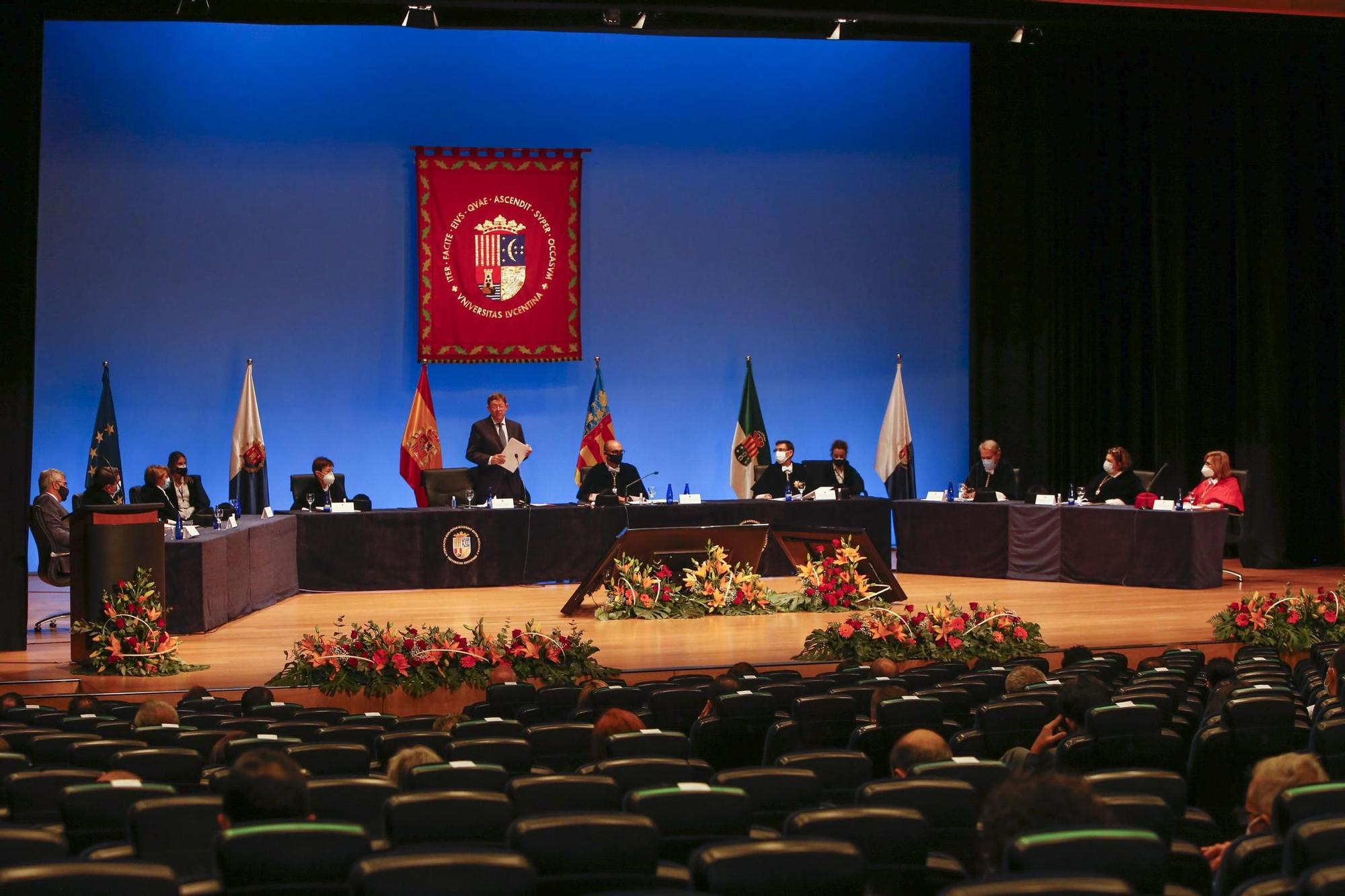 La Universidad de Alicante acoge la apertura del curso universitario de la Comunidad Valenciana