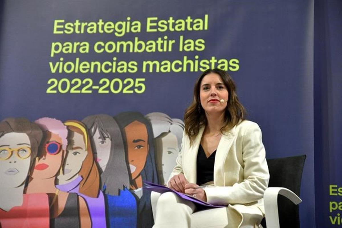 La ministra de Igualdad, Irene Montero. La ministra de Igualdad, Irene Montero.