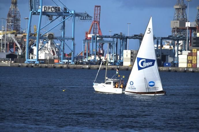 21-09-19 DEPORTES. BAHIA DEL PUERTO. LAS PALMAS DE GRAN CANARIA. Vela latina. Desempate Guanche-Tomás Morales por el título del Campeonato. Fotos: Juan Castro.  | 21/09/2019 | Fotógrafo: Juan Carlos Castro