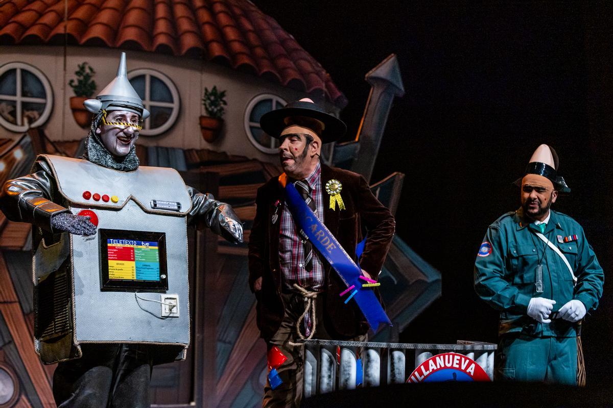 Actuación del cuarteto 'Los vizitantes'