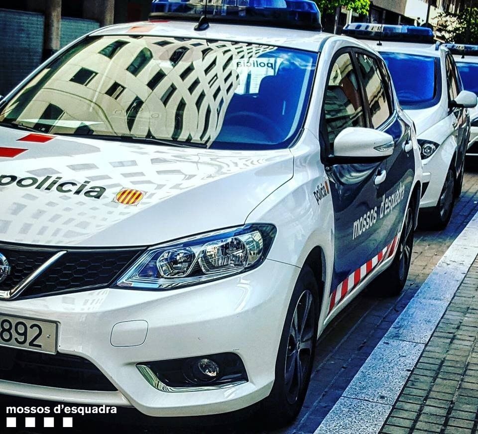 Coches de los Mossos d'Esquadra.