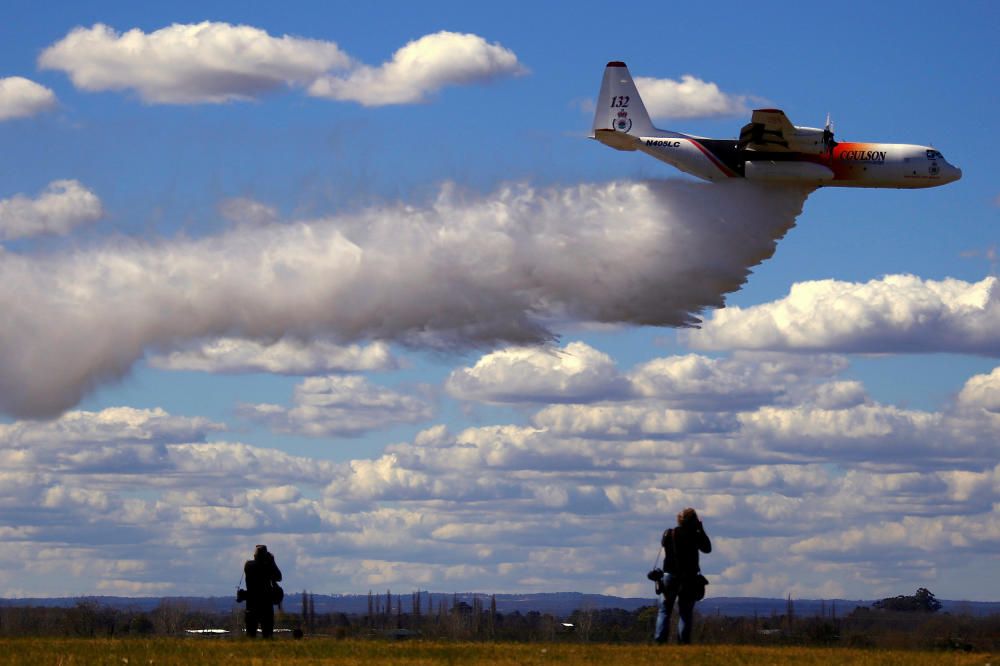 Photographers take photographs of the Large Air ...