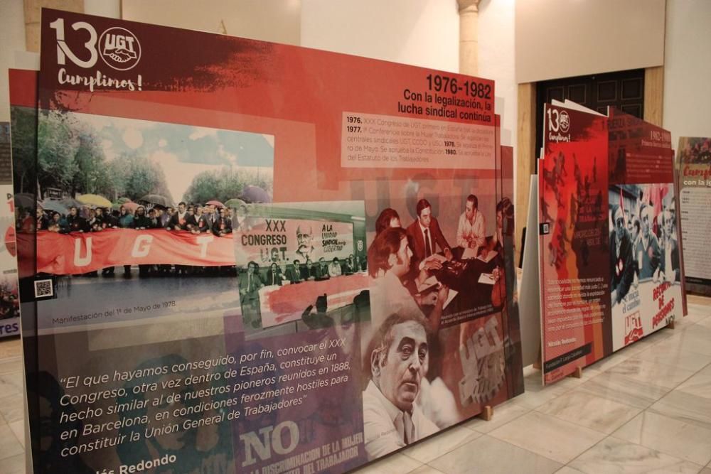 Exposición en Murcia: 130 años de UGT