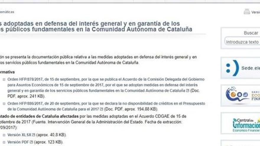 Así controlará Hacienda el referéndum de Cataluña