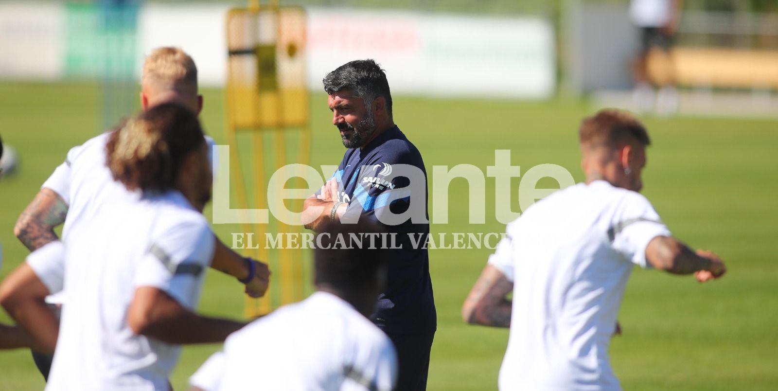 Entrenamiento del Valencia CF en Suiza