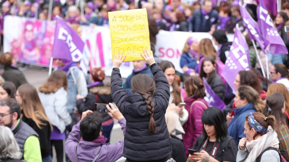 Manifestación del 8M el pasado 2010.