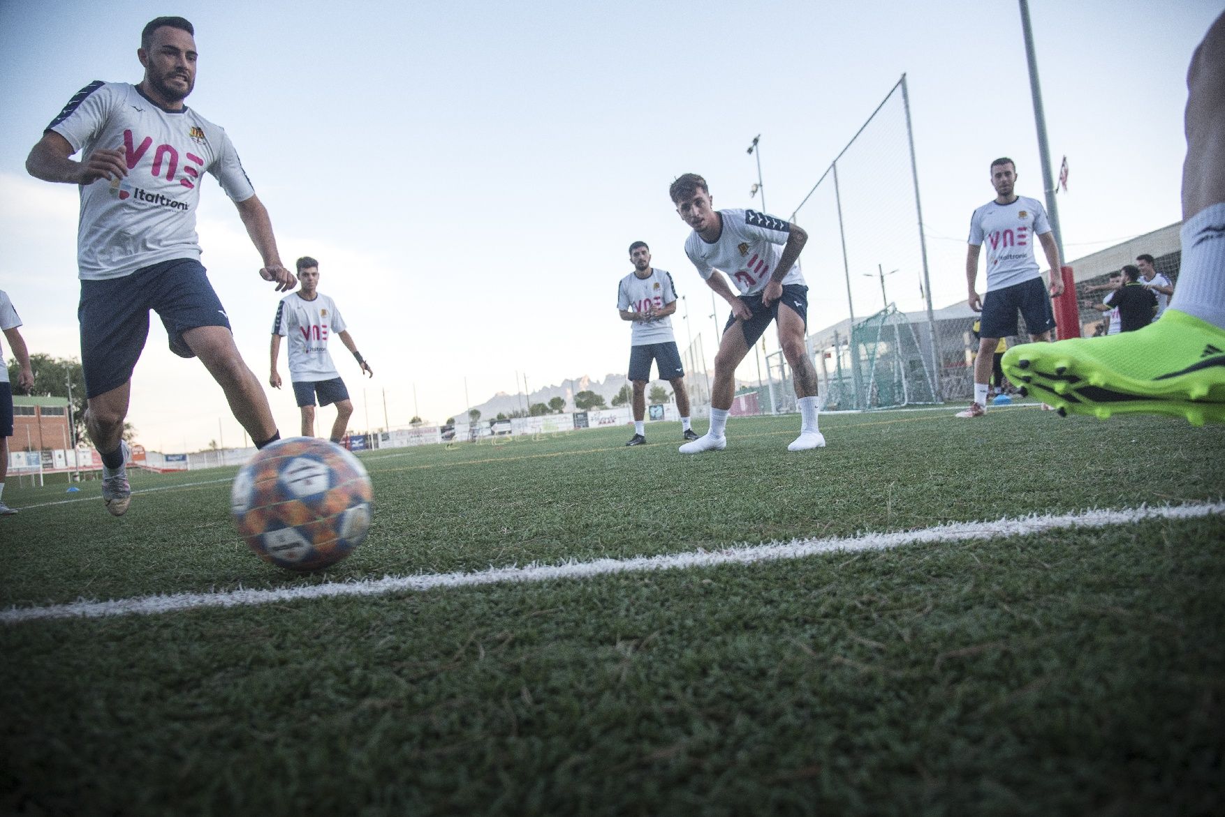 Primer entrenament del FC Pirinaica de pretemporada