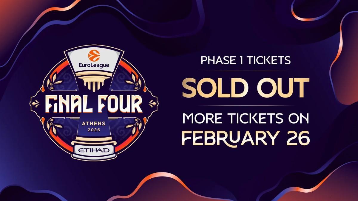 Baloncesto | Locura para la Final Four de Atenas: entradas agotadas en ...