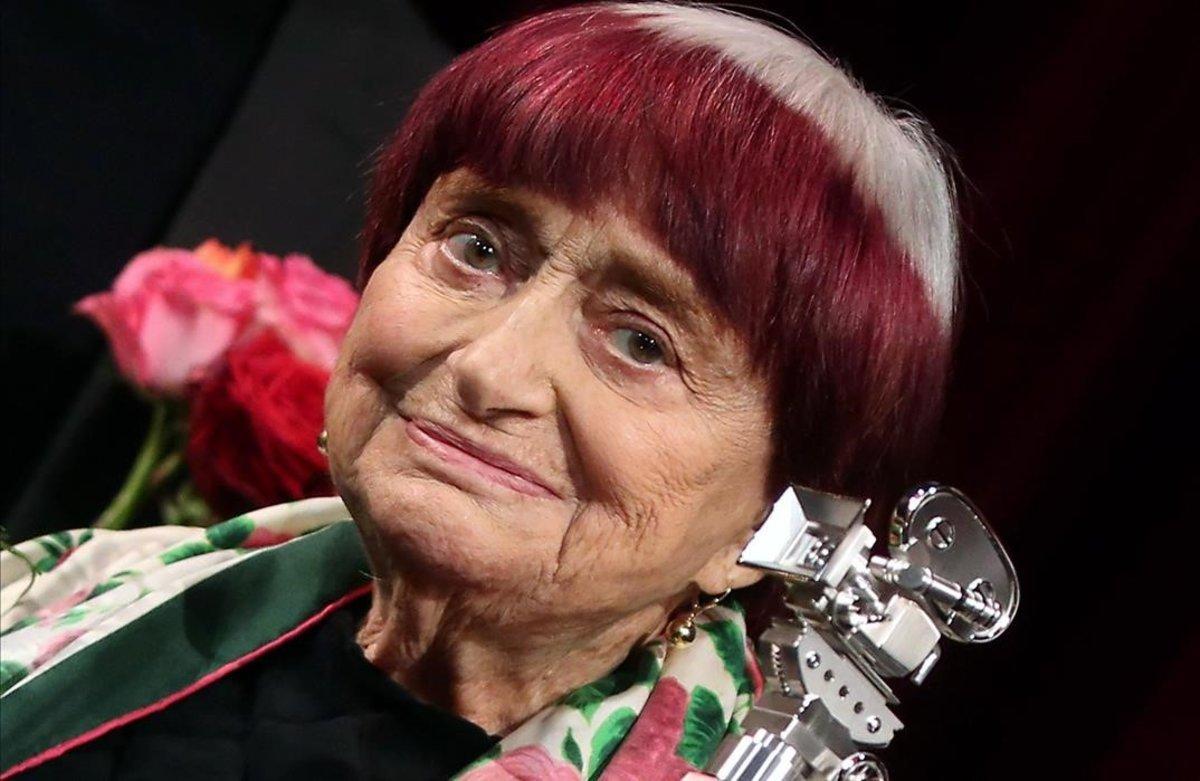 Agnès Varda, el pasado febrero.