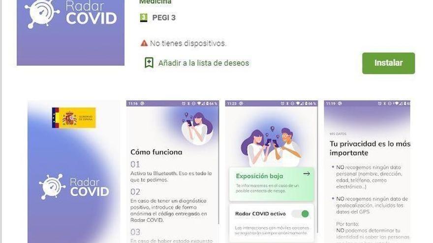 La app Radar COVID: más de 2 millones de descargas y activa en 7 comunidades