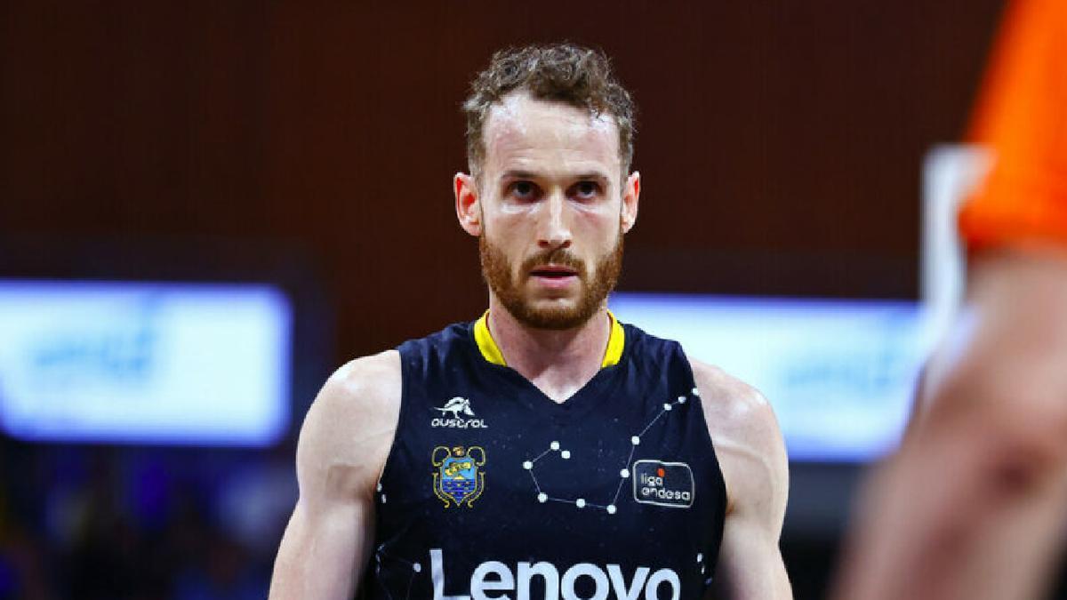 Huertas, durante un encuentro del CB Canarias la pasada temporada.