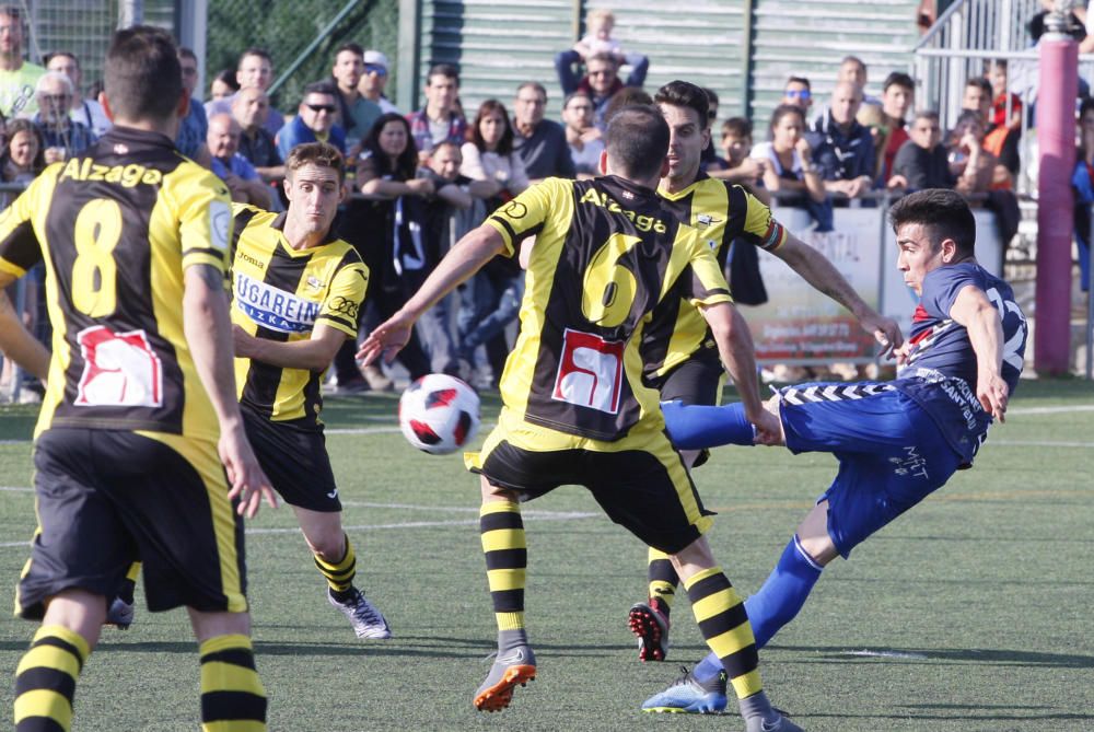 Les imatges del Llagostera - Portugalete (2-0)