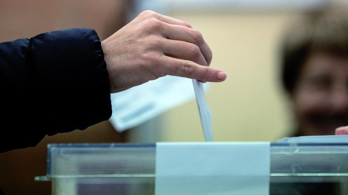 Una votación electoral