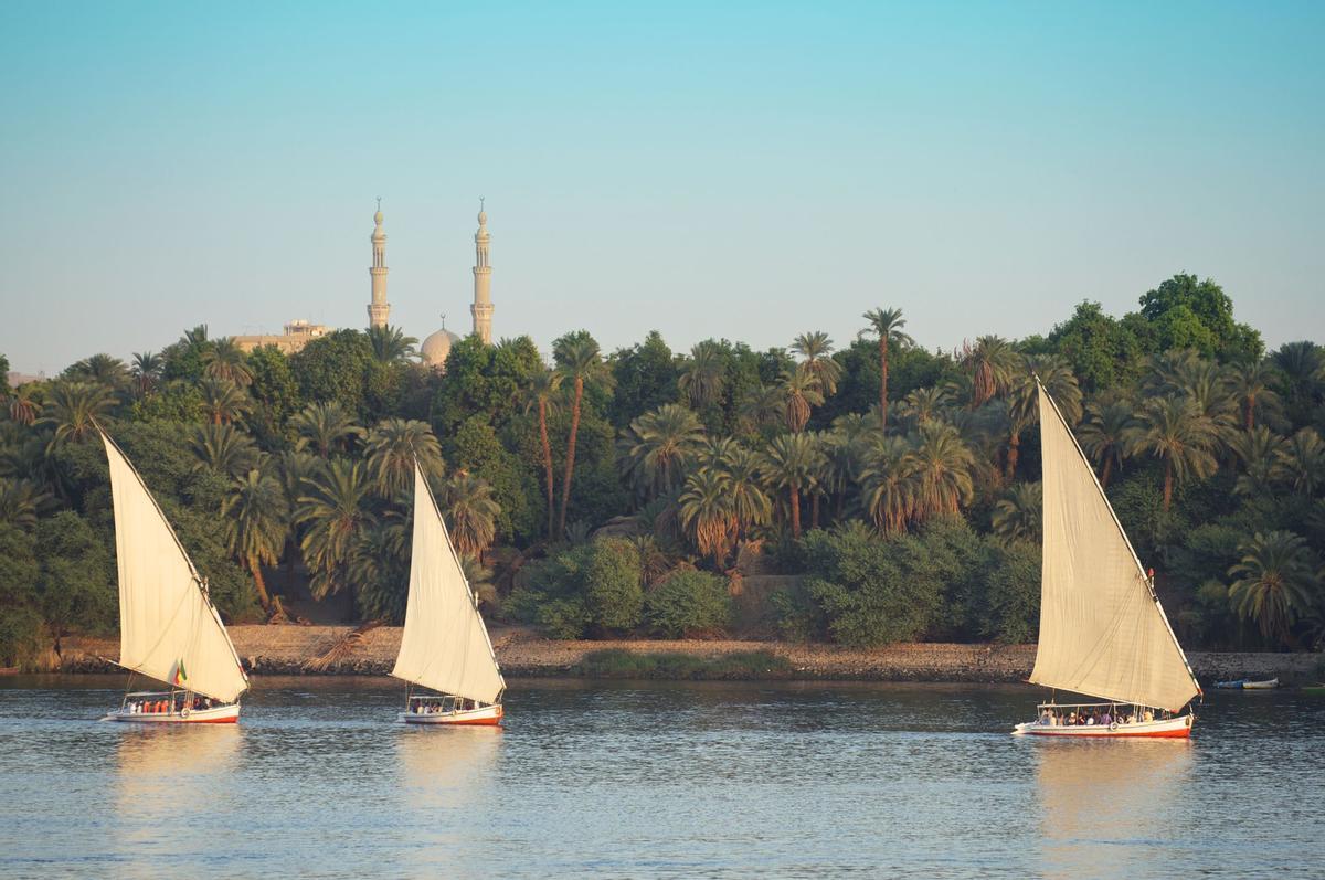 Velero, Nilo, Viaje low-cost a Egipto