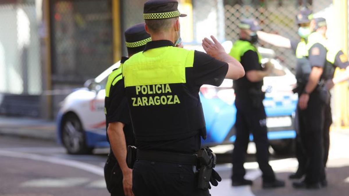 Varios policías locales de Zaragoza
