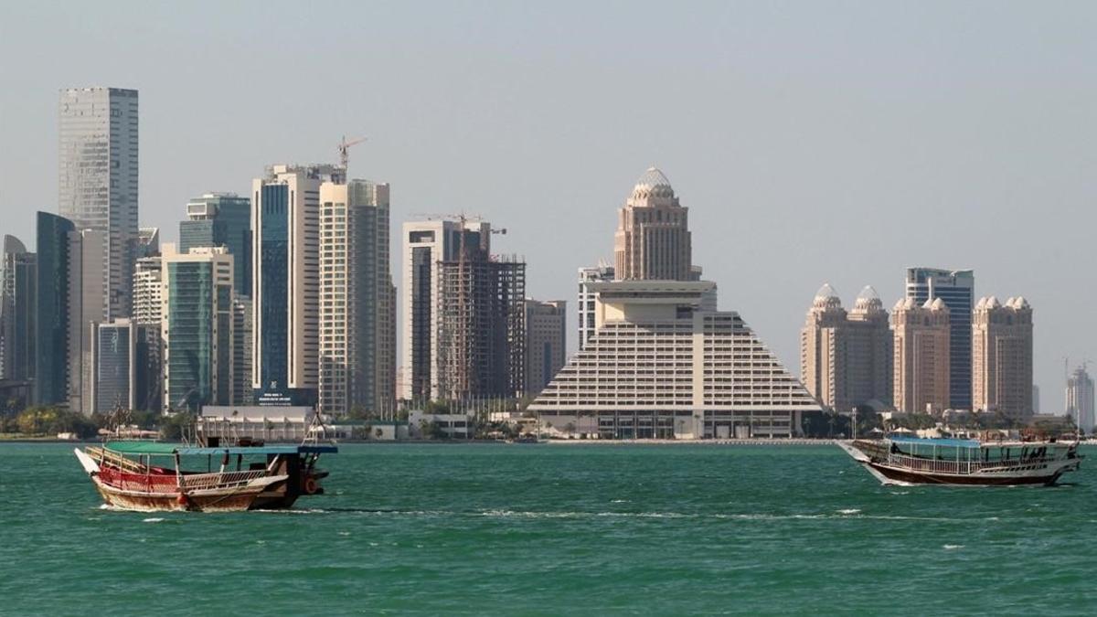 Vista de Doha en Catar