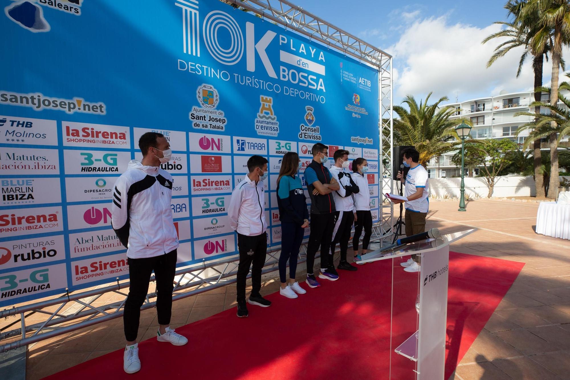 Presentación de la carrera 10k de Platja d'en Bossa.