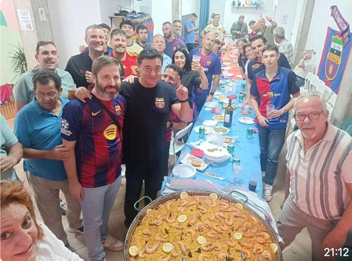 La GP de Badajoz - FC Barcelona es muy activa y siempre que puede apoya al equipo en directo en sus partidos