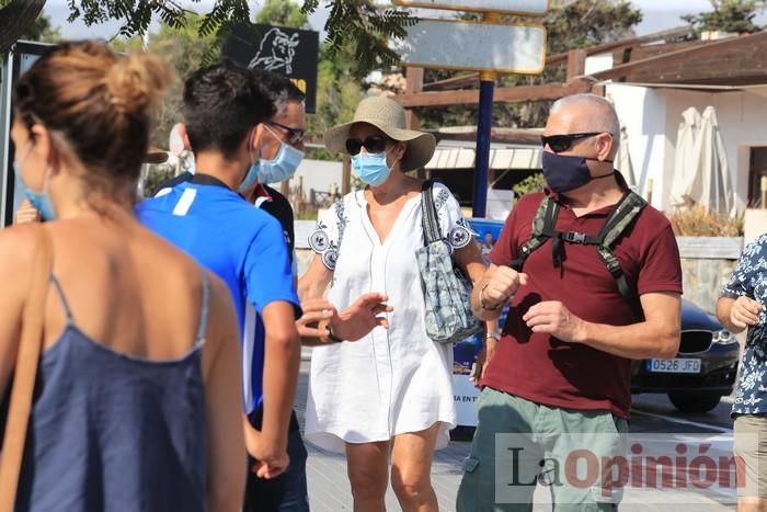 Protesta de policías en La Manga