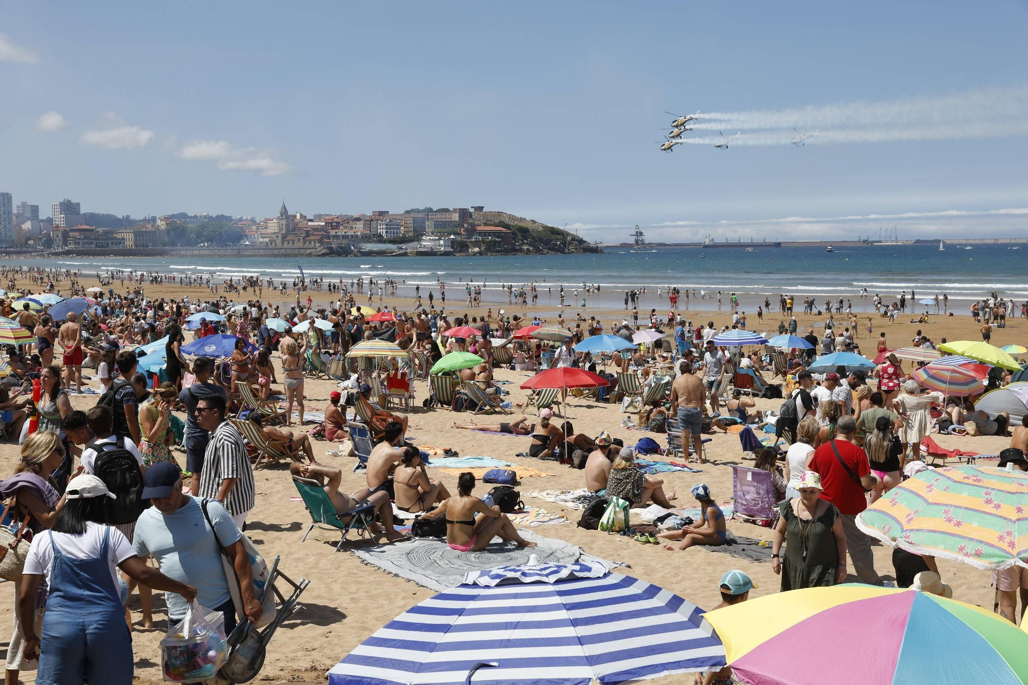 El espectacular y multitudinario Festival Aéreo de Gijón, en imágenes