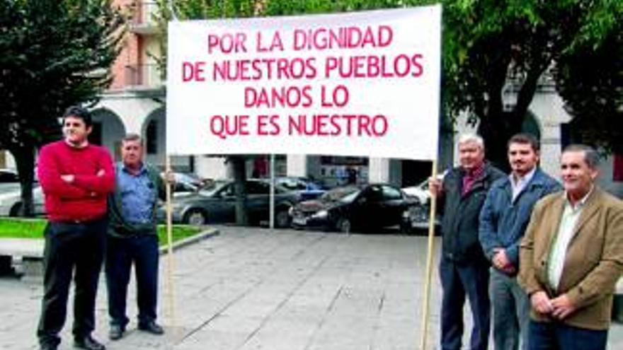 Protesta de los alcaldes de las entidades locales