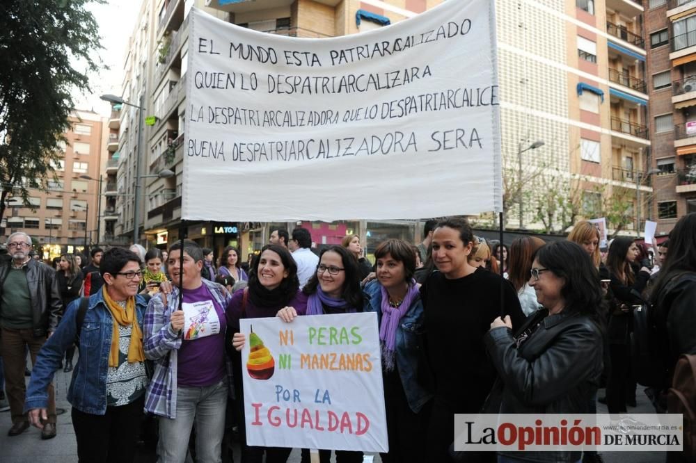 Manifestación en Murcia por el Día Internacional de la Mujer