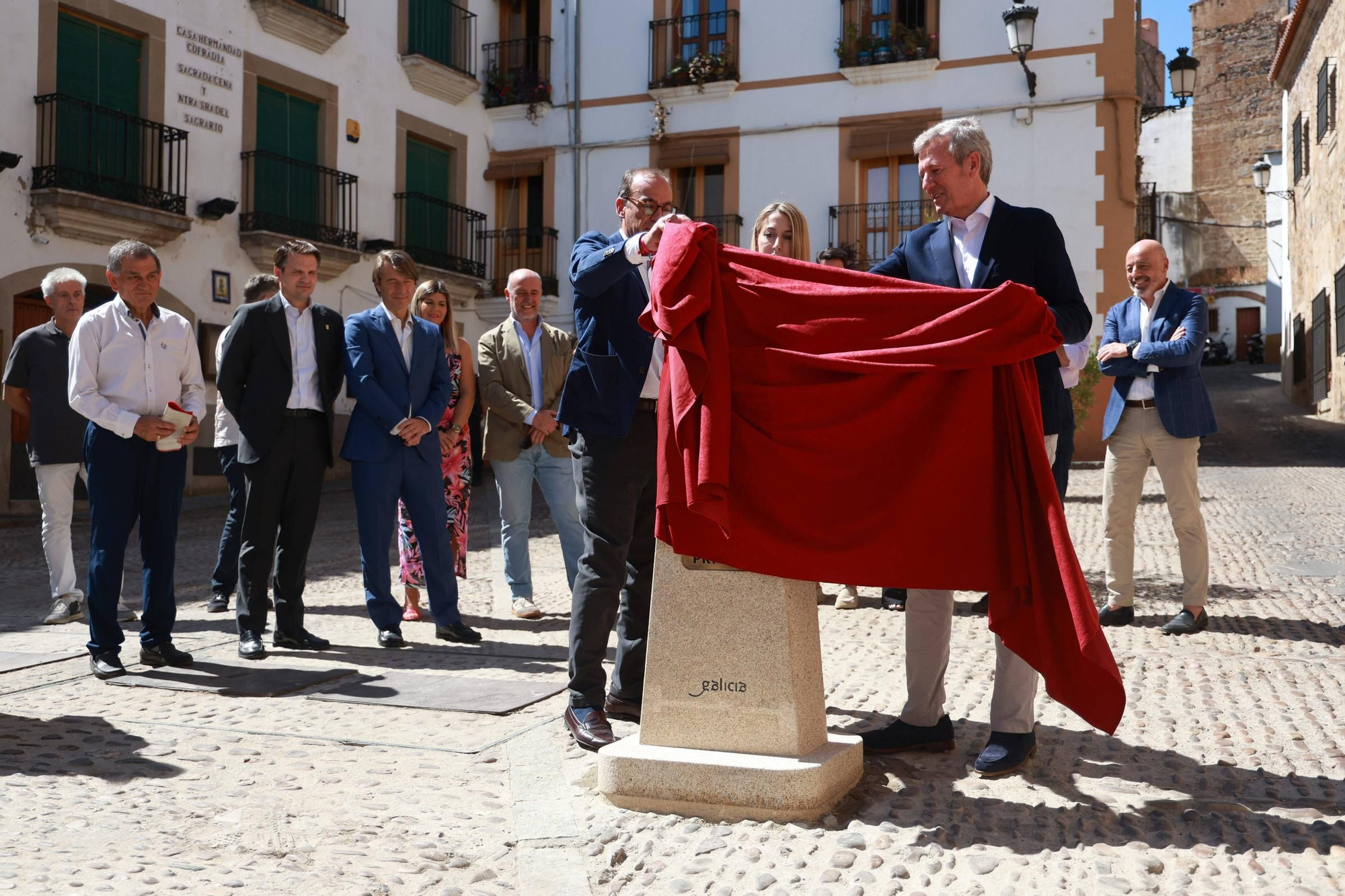 Presentación del nuevo indicador del Camino de Santiago en Cáceres