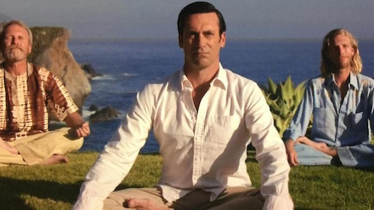 Jon Hamm, como Don Draper, en el último episodio de 'Mad men'