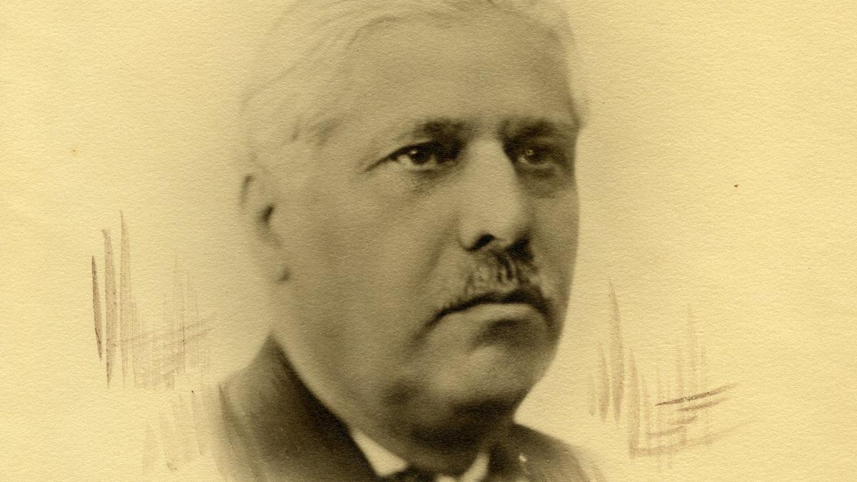 Retrato de José Betancort, conocido en literatura por el pseudónimo de Ángel Guerra. Imagen cedida por el Archivo Histórico de Teguise.