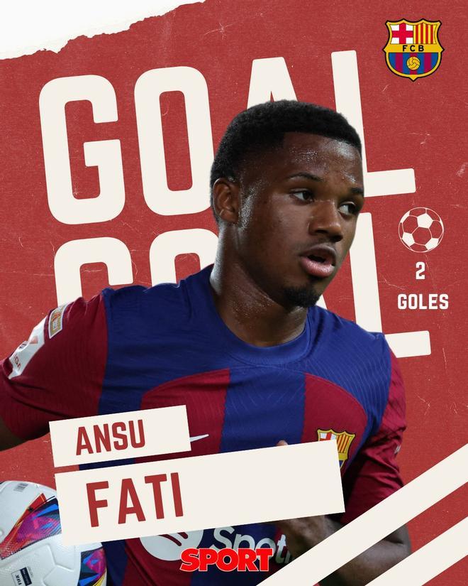 Ansu Fati - 2 goles