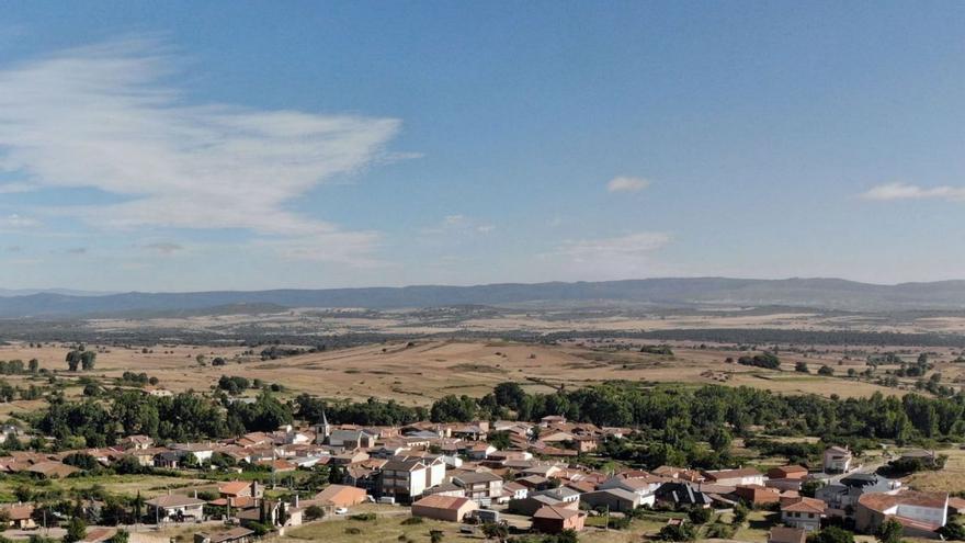 Vista aérea del municipio de Rabanales. | Ch. S.