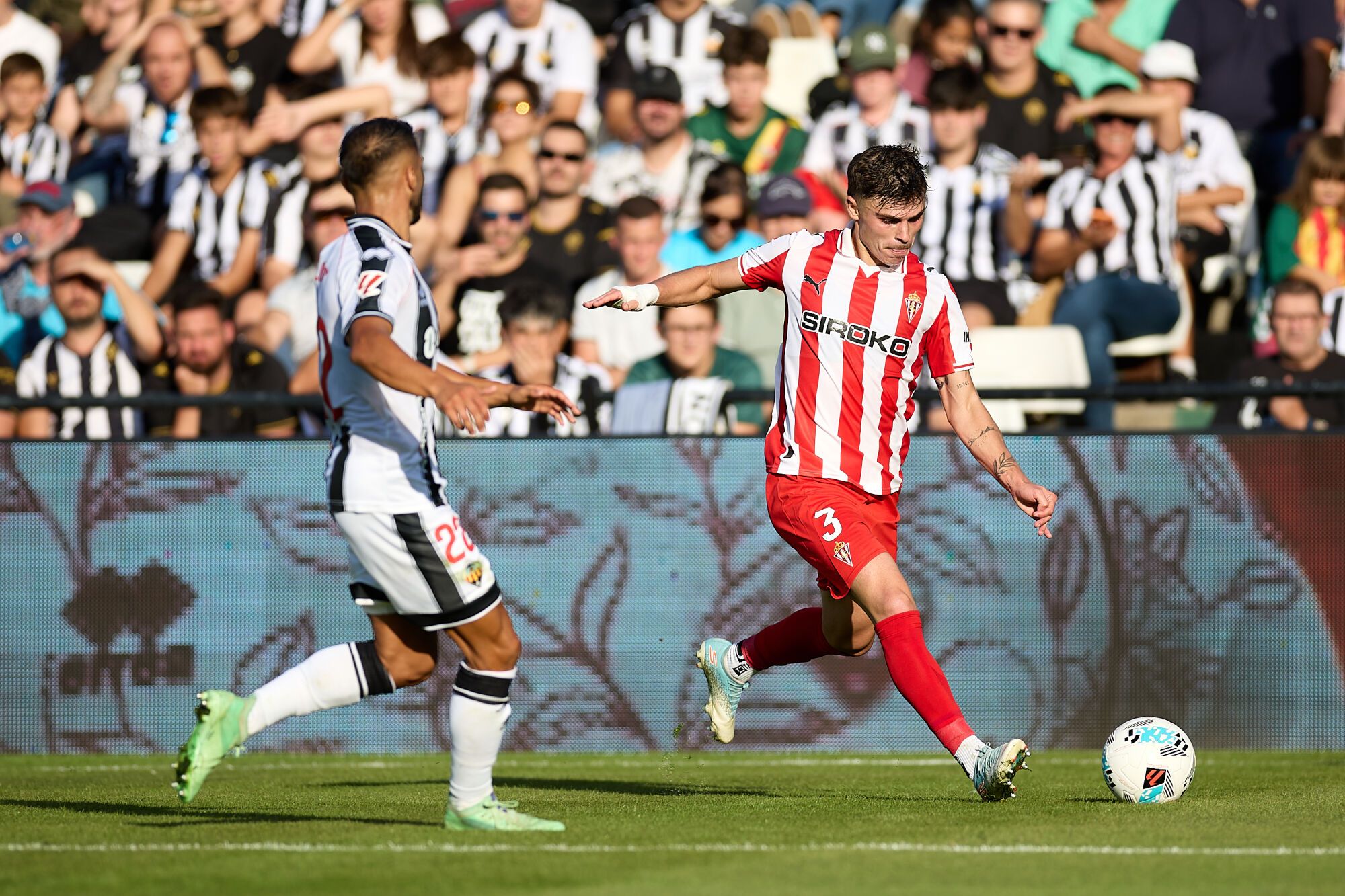 Fútbol. Partido correspondiente a la jornada 8 de Segunda División temporada 2025-2026 entre el CD Castellón y el Sport. Gijón. Nou Estadi Castalia