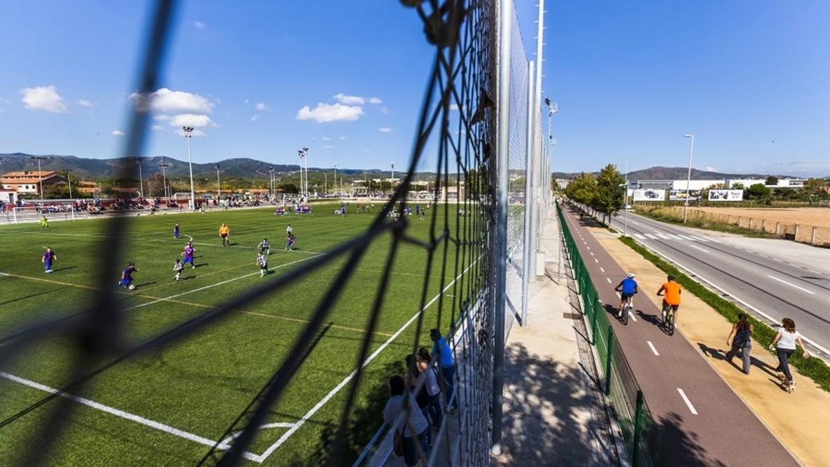 La zona deportiva de Can Torelló, en Gavà, en una imagen de archivo