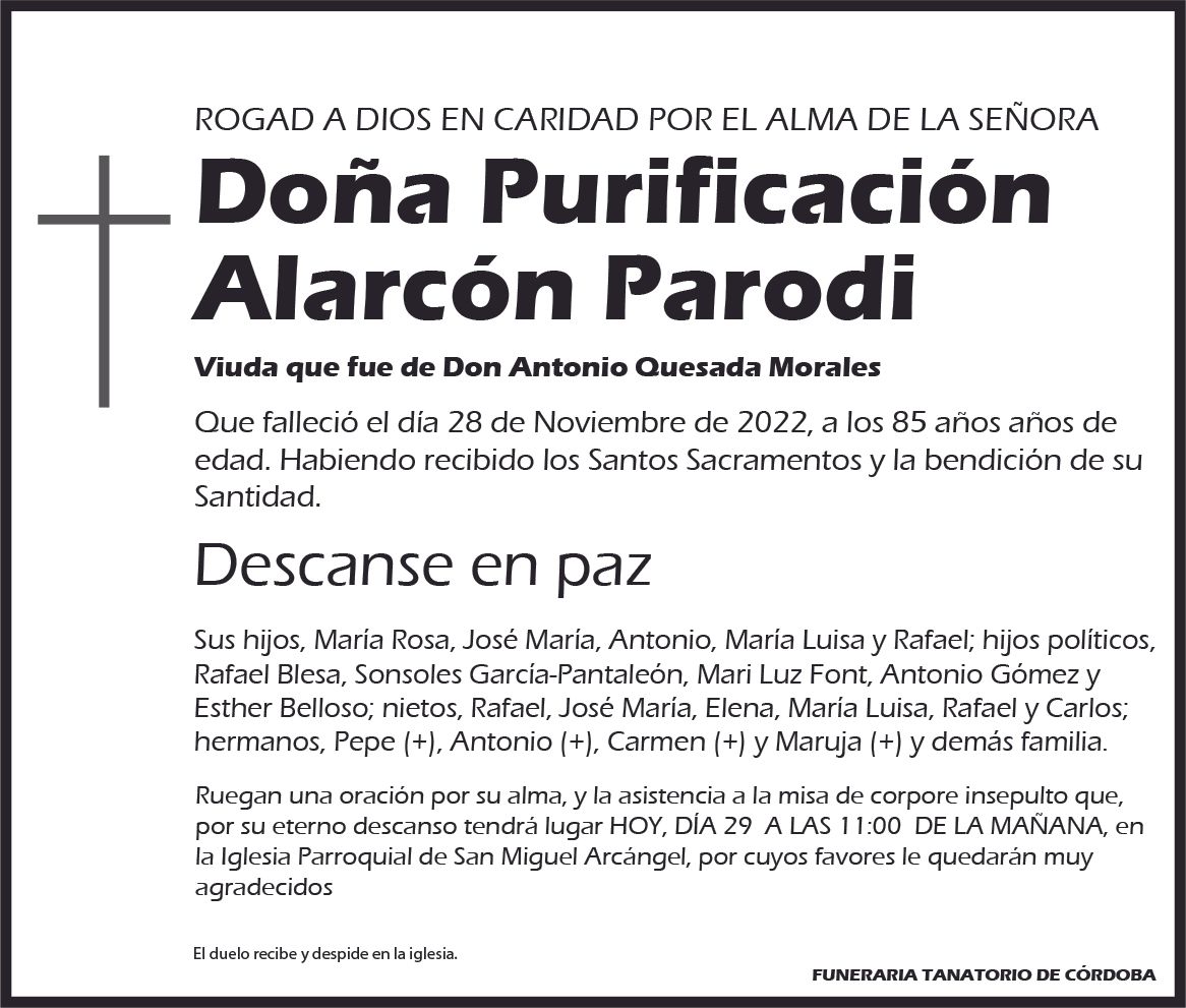 Purificación Alarcón Parodi