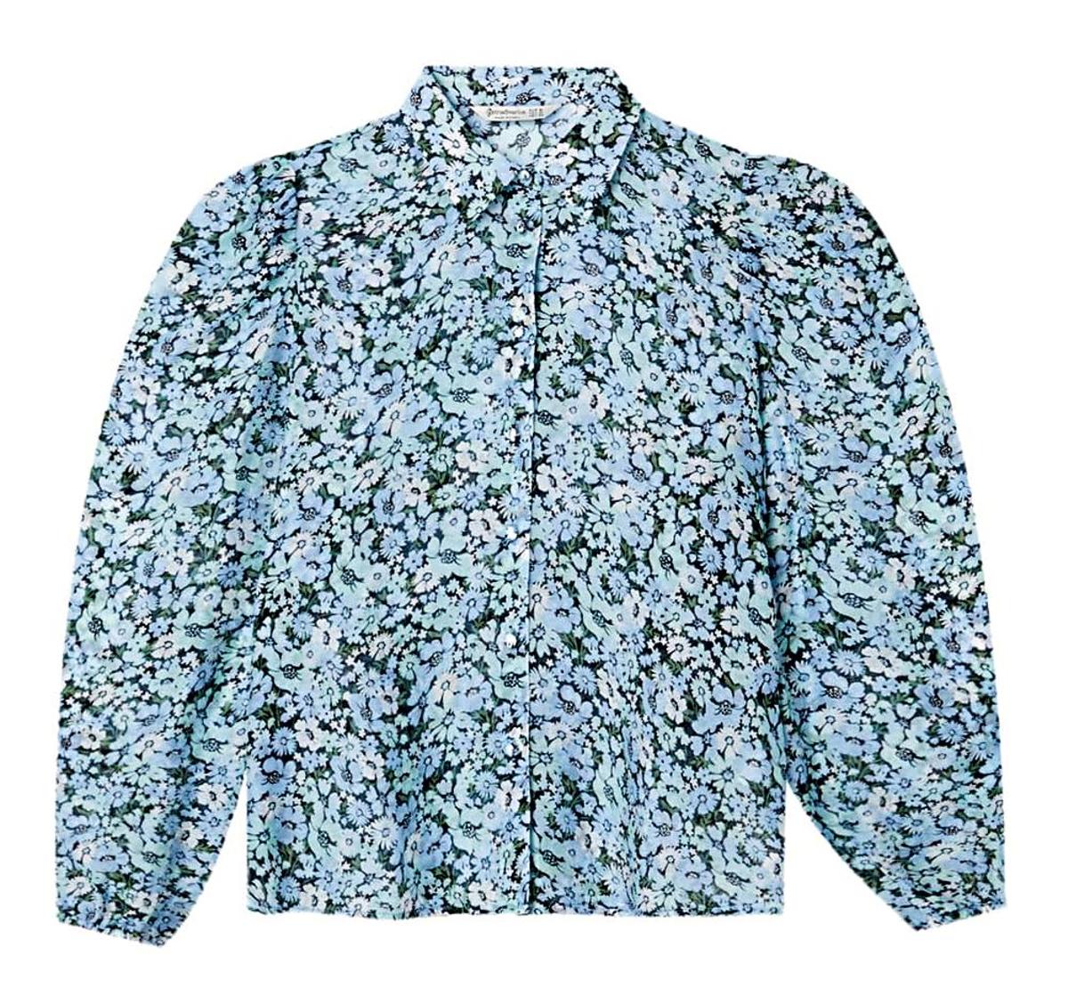 Blusa de flores de Stradivarius (Precio: 15,99 euros)