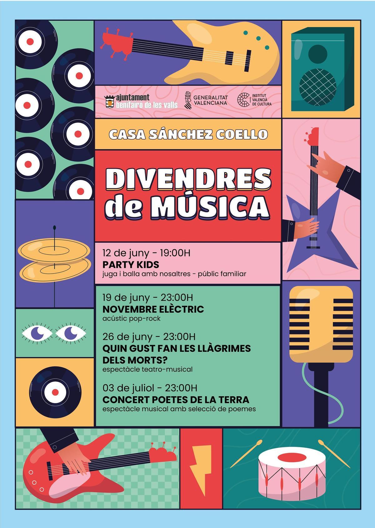 Cartel Divendres de Música
