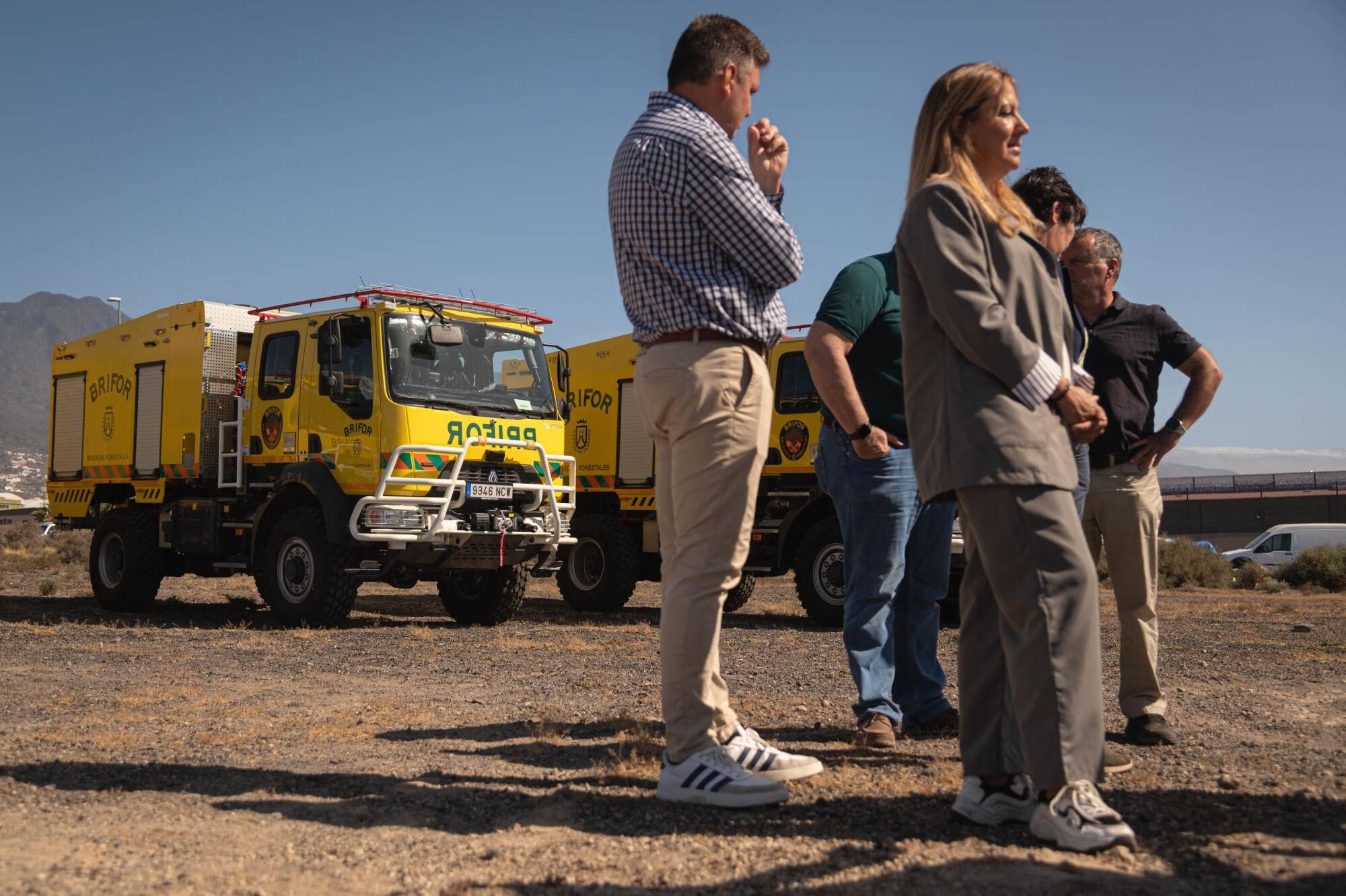Nuevos vehículos contra incendios en Tenerife